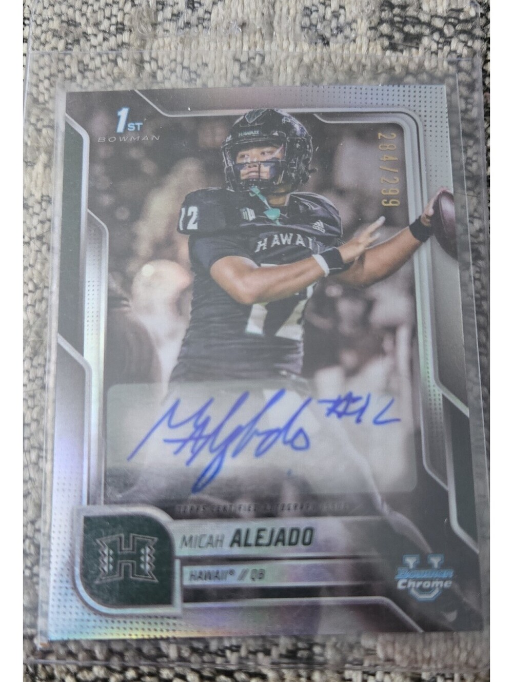 2025 Bowman University Chrome - Chrome Prospect Autographs Micah Alejado #BCA-MA